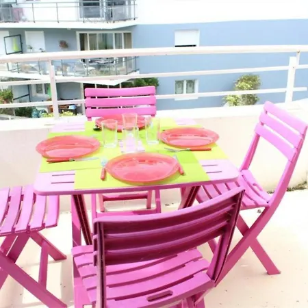 Duplex Avec Piscine, Balcon Et Parking - Proche Plage, 4 Couchages A La Rochelle - Fr-1-246-9 Apartment *